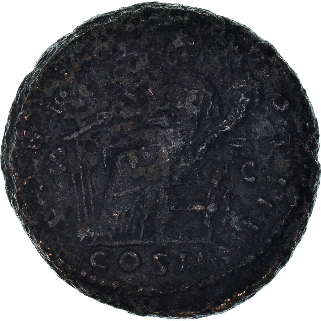 Moneta, Lucius Verus, As, Roma, EF(40-45), Miedź, RIC:1352