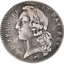 Coin, France, Louis XV, 1/5 Écu au bandeau, 24 Sols, 1/5 ECU, 1759, Reims