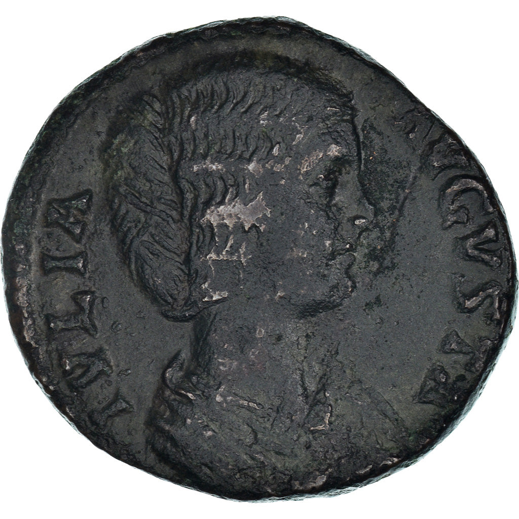 Moneta, Julia Domna, Sestertius, Roma, EF(40-45), Bronze, RIC:856