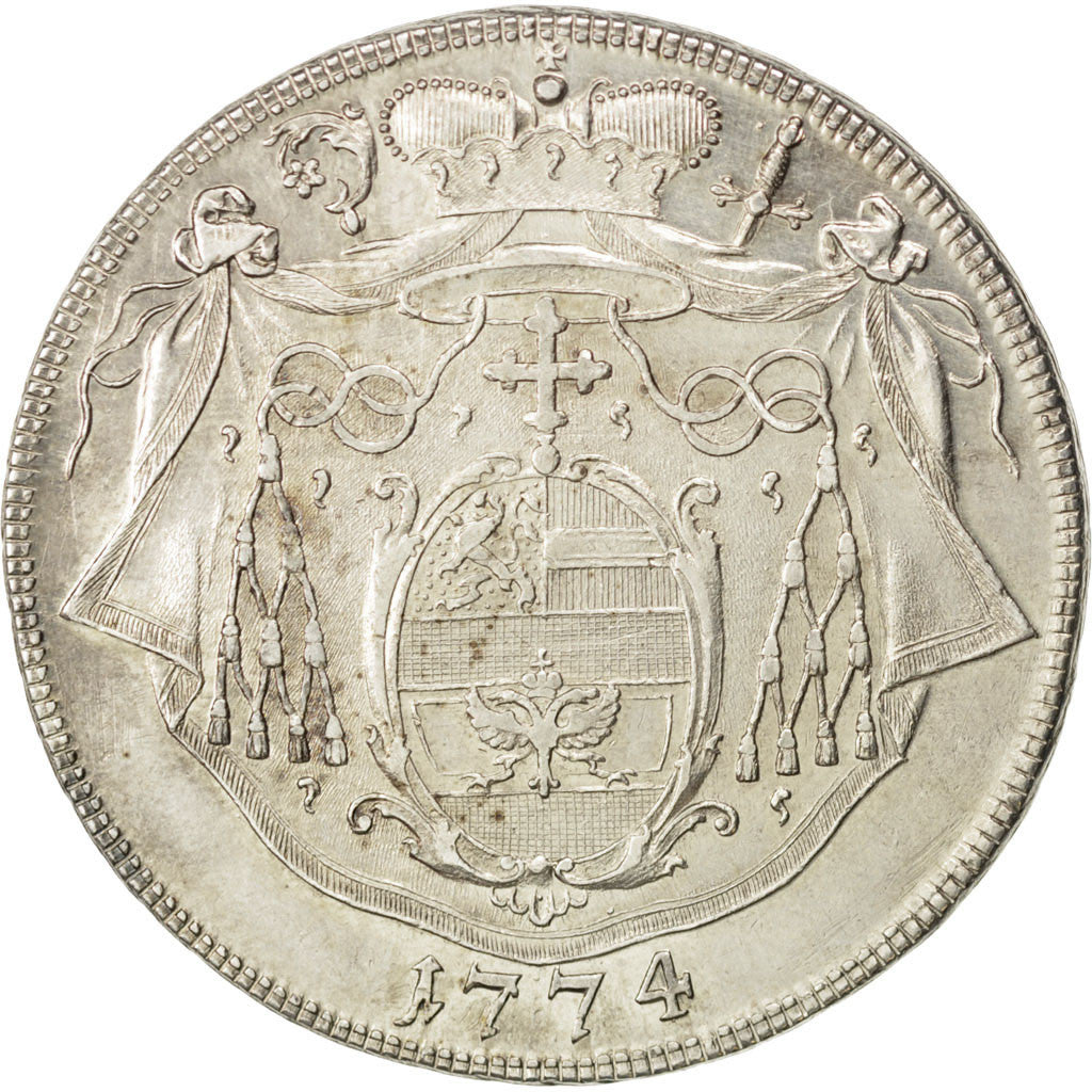 Monnaie, AUSTRIAN STATES, SALZBURG, Hieronymus, Thaler, 1774, TTB+, Argent