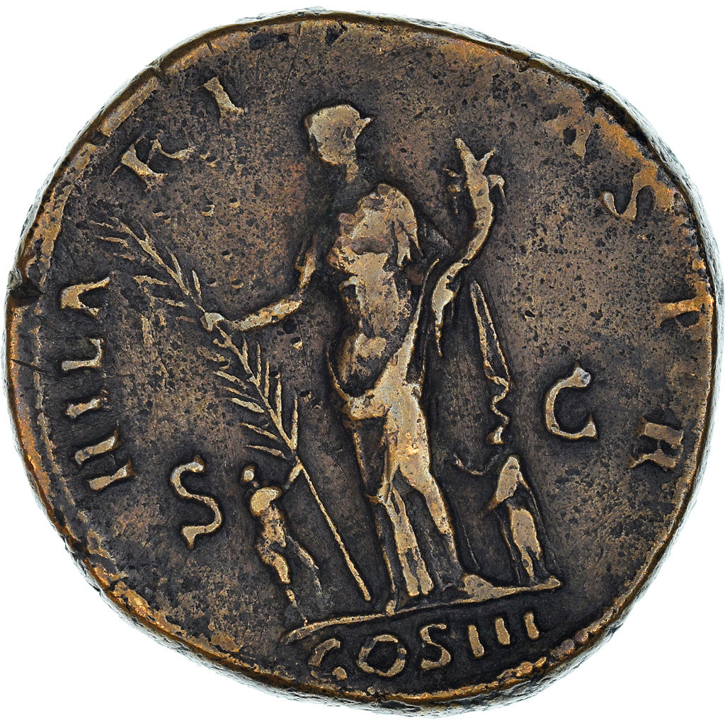 Münze, Hadrian, Dupondius, Roma, Rare, SS+, Kupfer, RIC:974