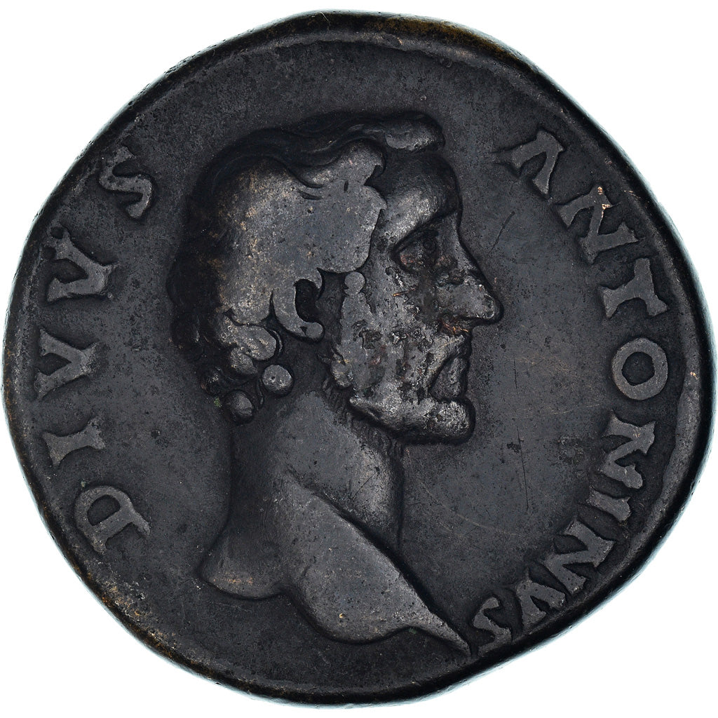 Coin, Antoninus Pius, Sestertius, 161, Roma, EF(40-45), Bronze, RIC:1266
