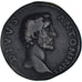Coin, Antoninus Pius, Sestertius, 161, Roma, EF(40-45), Bronze, RIC:1266