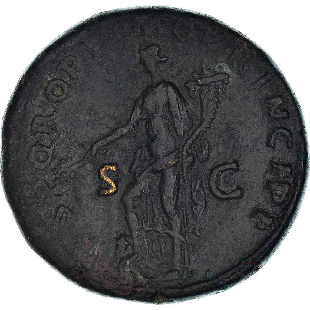 Coin, Trajan, Sestertius, Roma, AU(50-53), Bronze, RIC:503