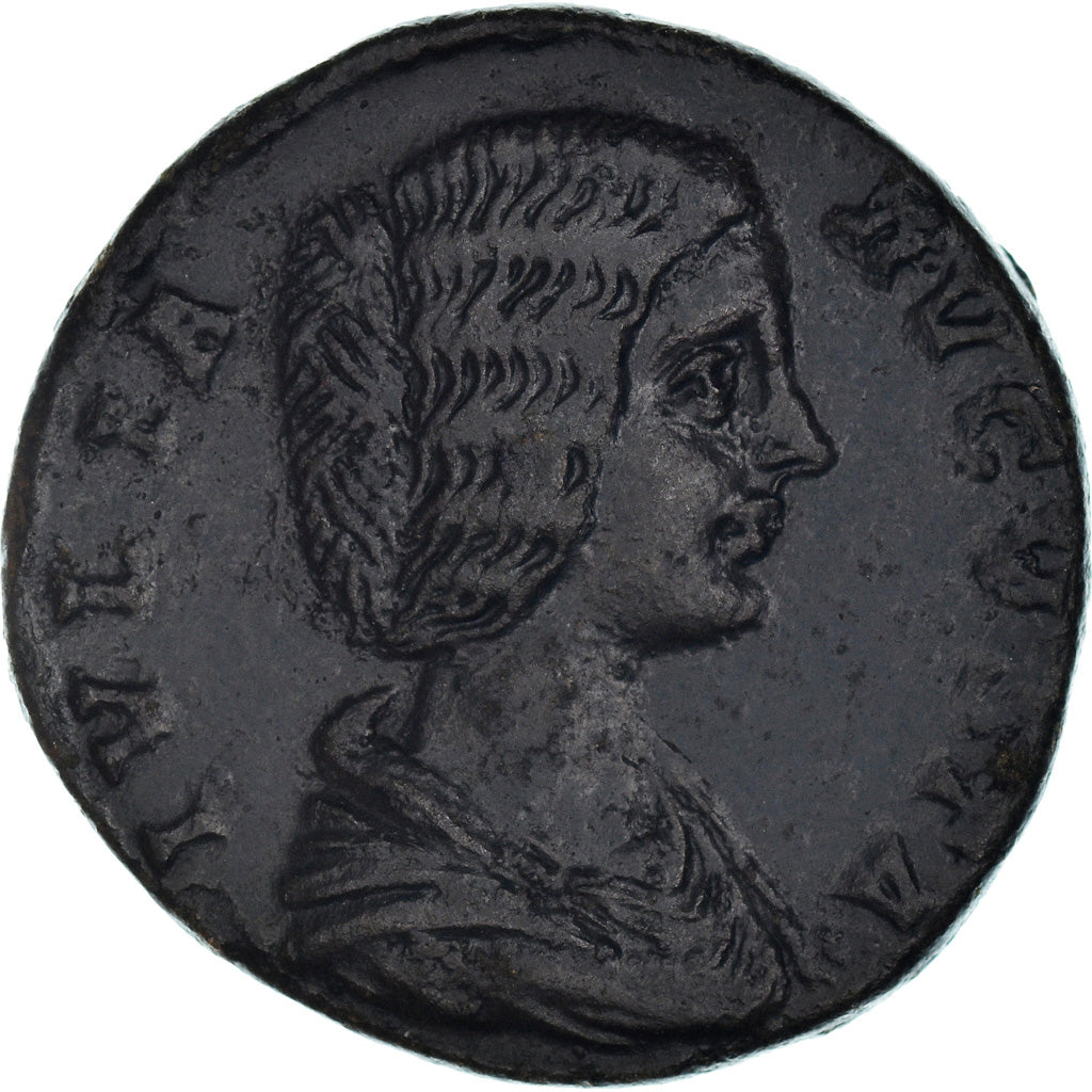 Coin, Julia Domna, Sestertius, Roma, Very rare, AU(50-53), Bronze, RIC:859