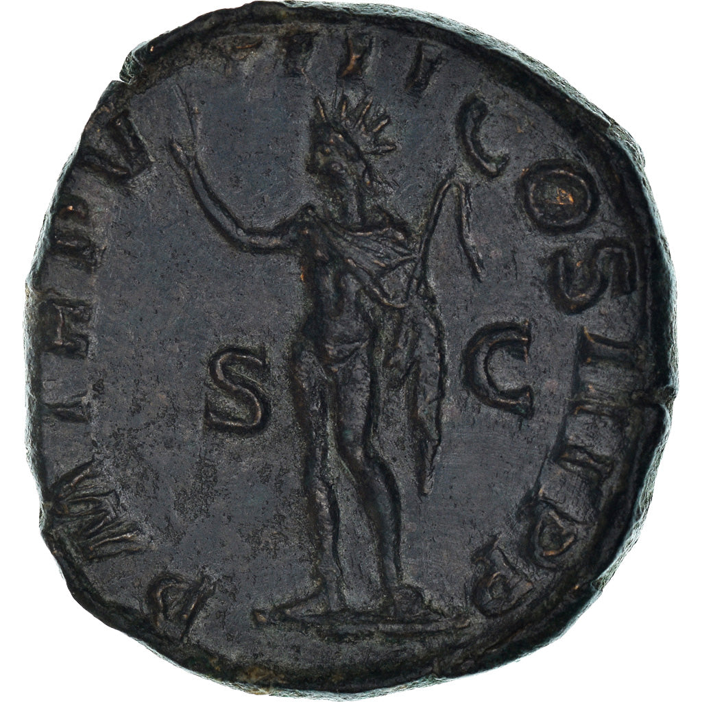 Moneta, Severus Alexander, Sestertius, Roma, Rzadkie, AU(50-53), Bronze, RIC:500