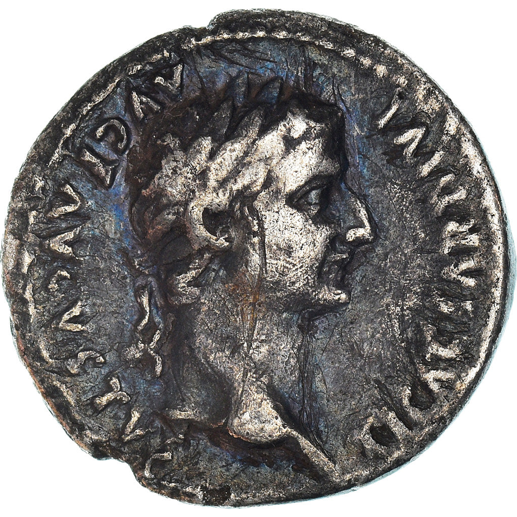 Coin, Tiberius, Denarius, Lyon - Lugdunum, EF(40-45), Silver, RIC:30