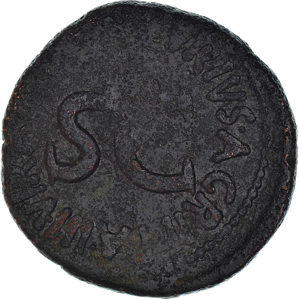 Moneda, Augustus, As, Roma, BC+, Bronce, RIC:428