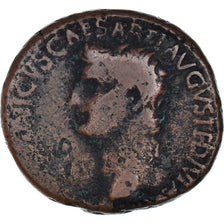 Coin, Germanicus, As, 37-38, Rome, Rare, VF(30-35), Bronze, RIC:35