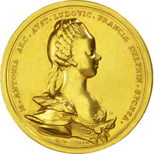 France, Medal, Louis XV, History, 1770, MS(63), Gold
