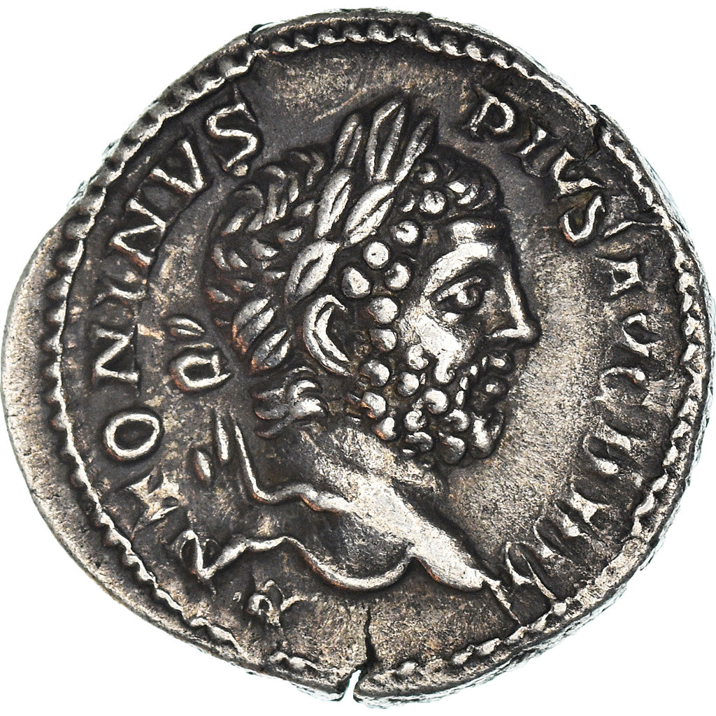 Moneta, Caracalla, Denarius, 211, Rome, AU(55-58), Srebro, RIC:216