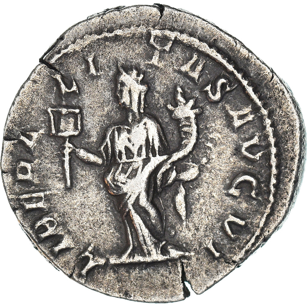 Moneta, Caracalla, Denarius, 211, Rome, AU(55-58), Srebro, RIC:216