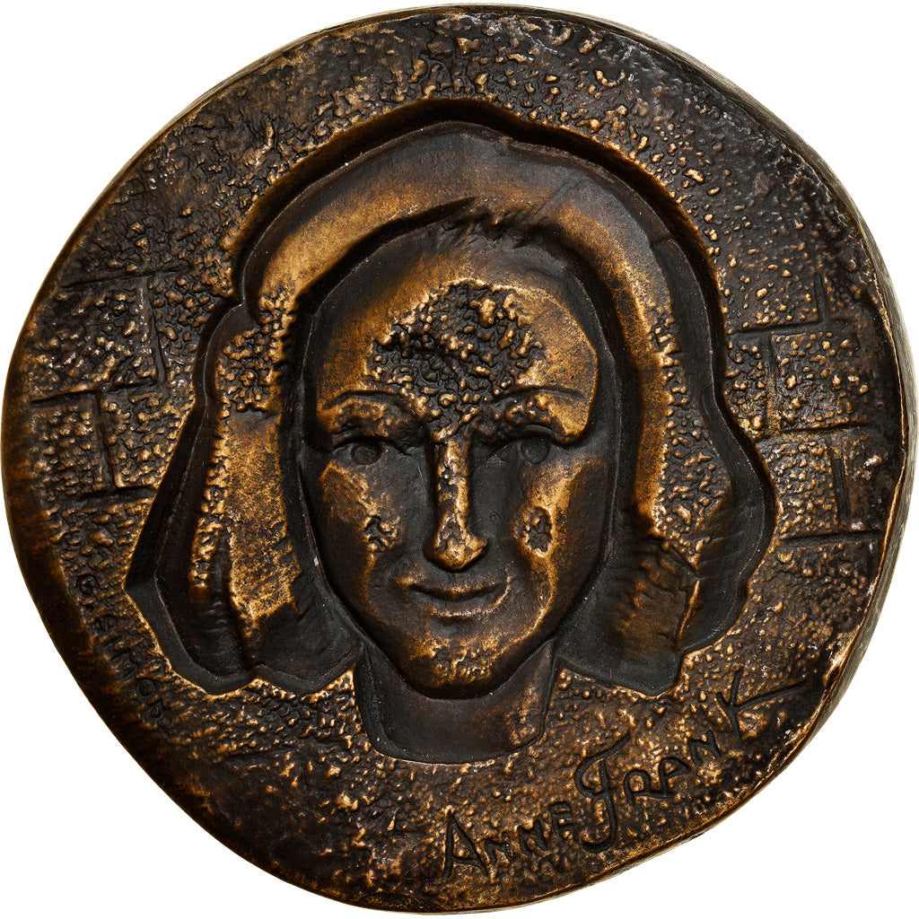 France, Médaille, Anne Frank, History, Simon, SUP, Bronze