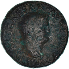 Coin, Nero, Quadrans, Lyon - Lugdunum, VF(20-25), Bronze, RIC:237