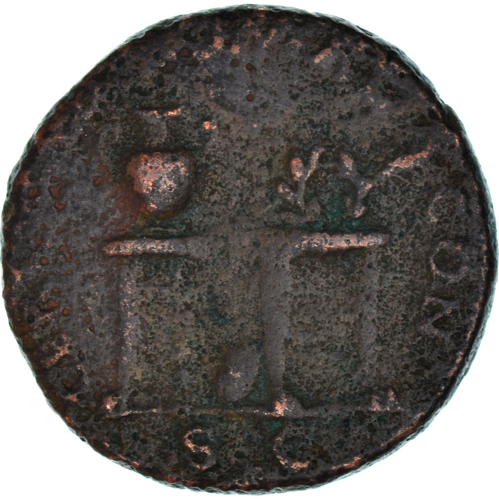 Coin, Nero, Quadrans, Lyon - Lugdunum, VF(20-25), Bronze, RIC:237