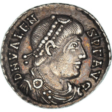 Münze, Valens, Siliqua, Trier, VZ, Silber, Cohen:109