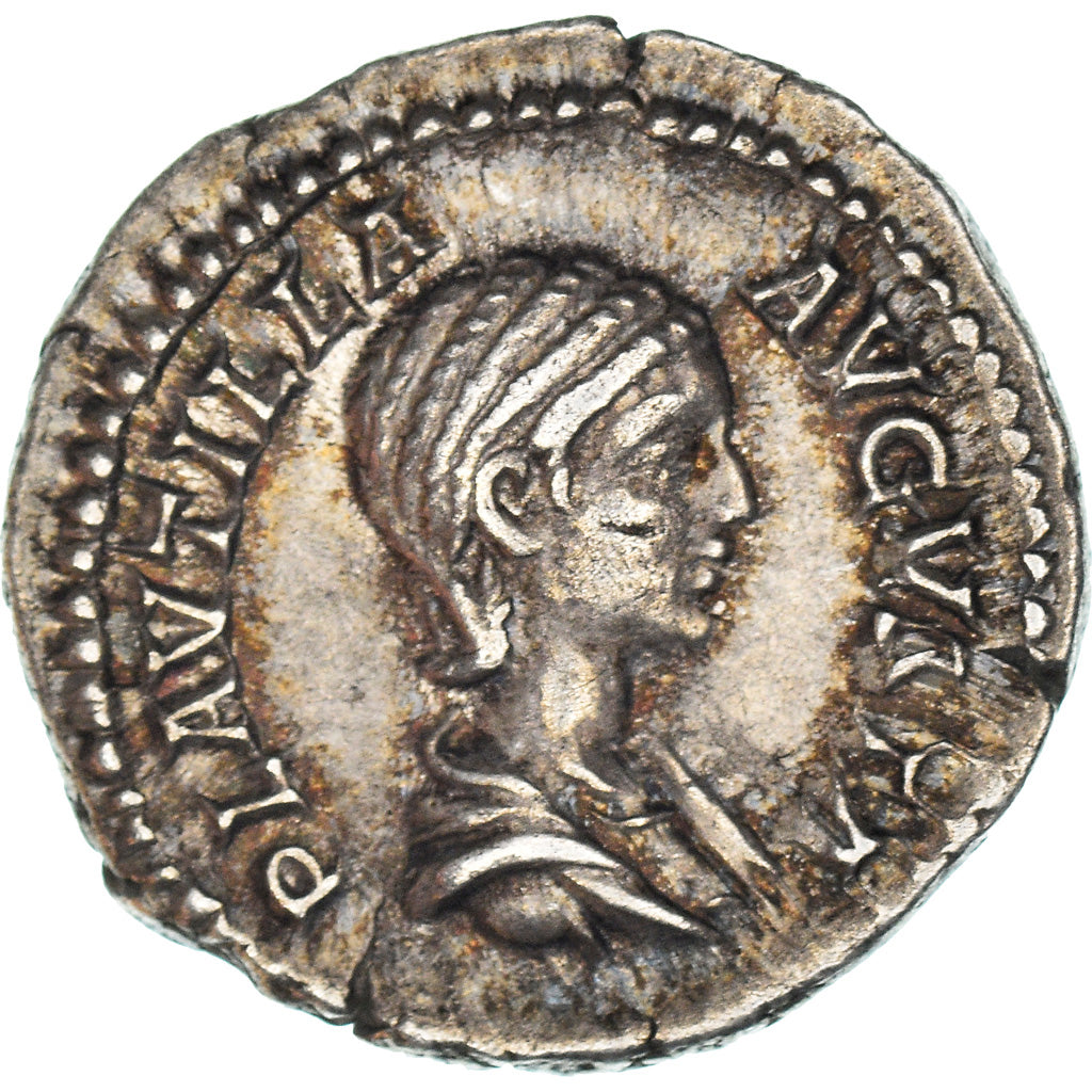 Coin, Plautilla, Denarius, Roma, AU(55-58), Silver, RIC:365