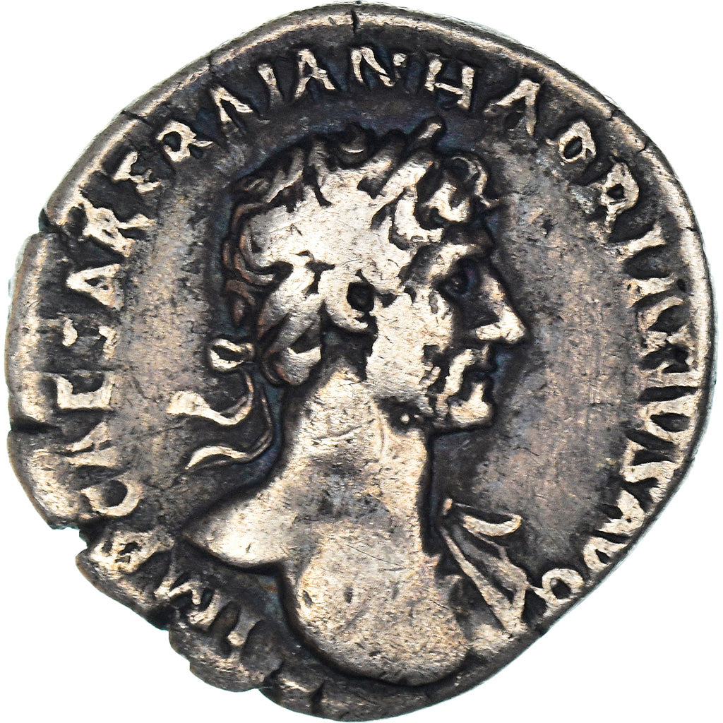 Coin, Hadrian, Denarius, Rome, EF(40-45), Silver, RIC:42
