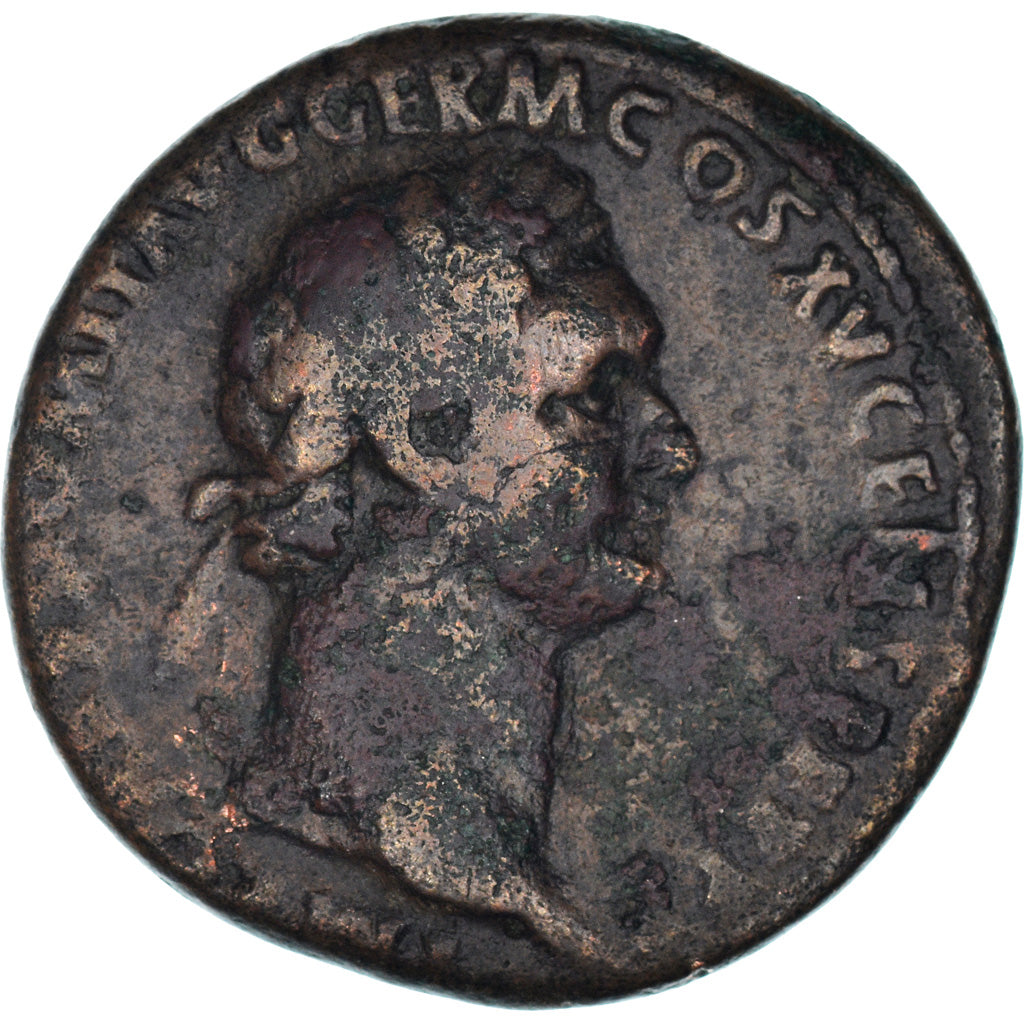 Munten, Domitianus, Dupondius, 88-89, Rome, FR+, Bronze, RIC:645