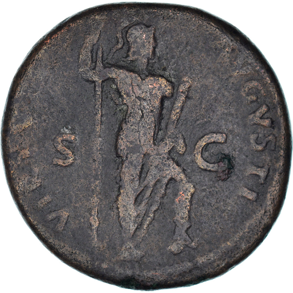 Munten, Domitianus, Dupondius, 88-89, Rome, FR+, Bronze, RIC:645