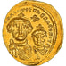 Münze, Heraclius, with Heraclius Constantine, Solidus, 616-625, Constantinople
