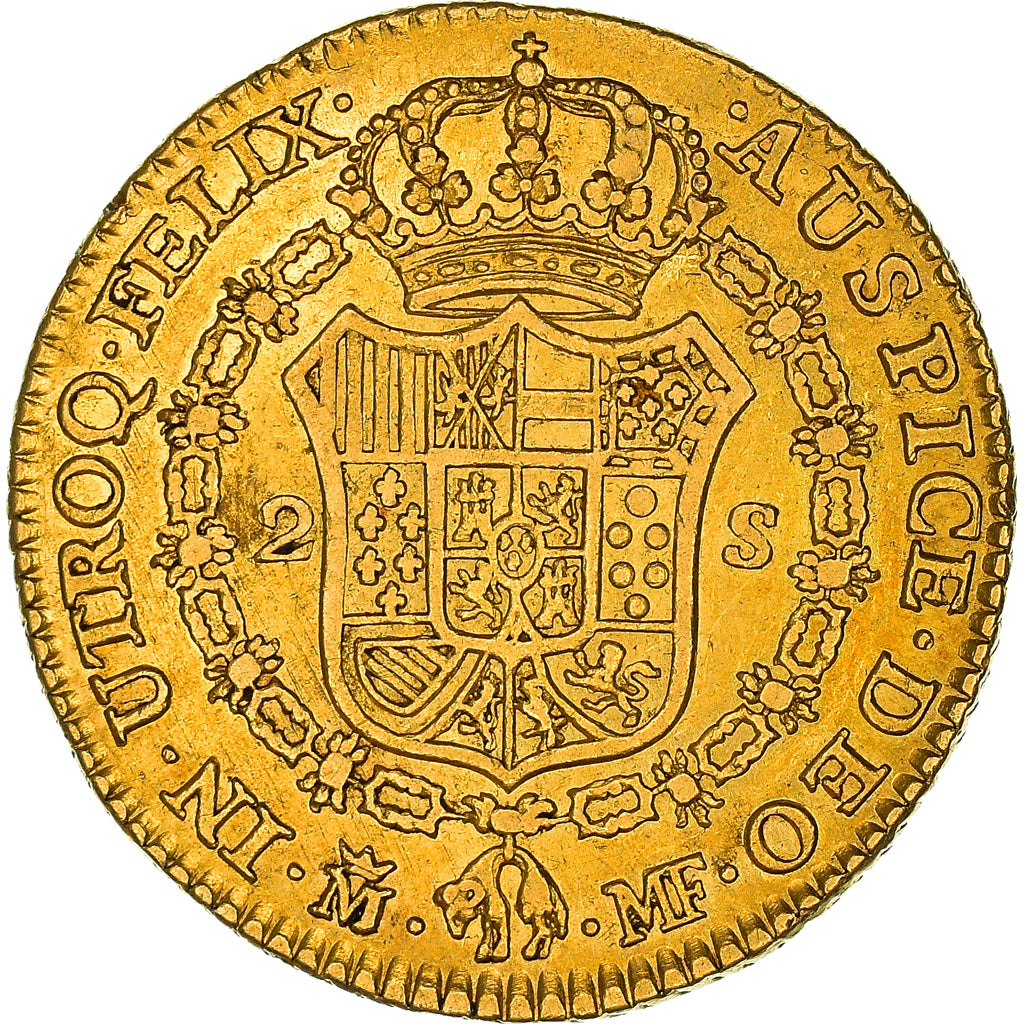 Monnaie, Espagne, Charles IV, 2 Escudos, 1790, Madrid, TTB+, Or, KM:435.1