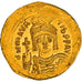 Coin, Maurice Tiberius, Solidus, 583-602, Constantinople, AU(50-53), Gold