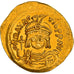 Coin, Maurice Tiberius, Solidus, 583-602, Constantinople, AU(55-58), Gold