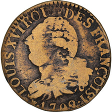 Moeda, França, 3 deniers françois, 3 Deniers, Liard, 1792, Limoges, VF(30-35)