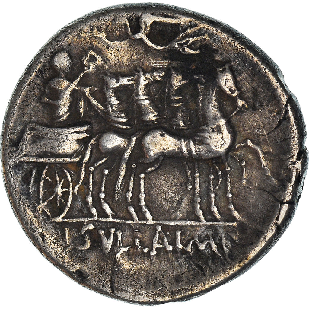 Coin, Manlia, Denarius, Rome, EF(40-45), Silver, Crawford:367/3