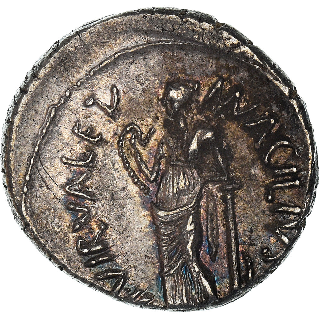 Coin, Acilia, Denarius, Rome, AU(55-58), Silver, Crawford:442/1a