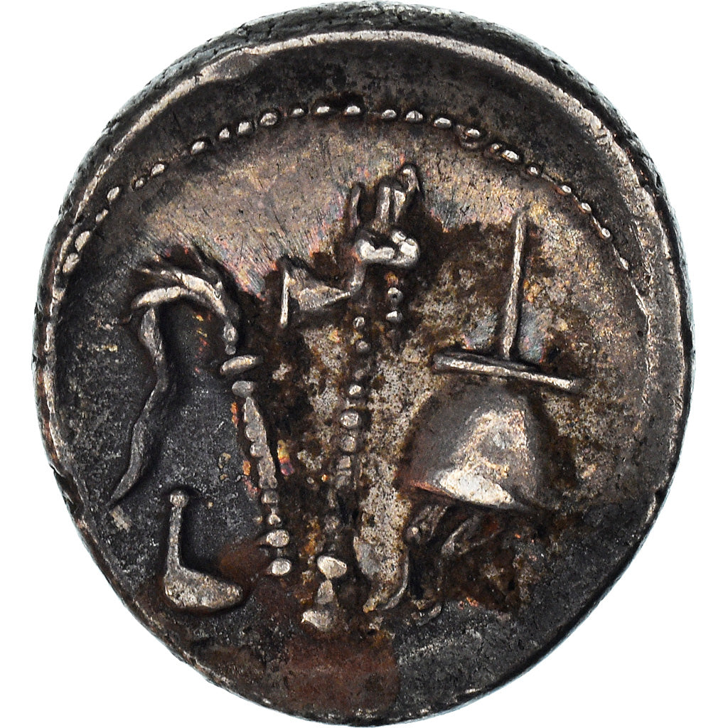 Moneta, Julius Caesar, Denarius, SPL-, Argento, Crawford:443/1
