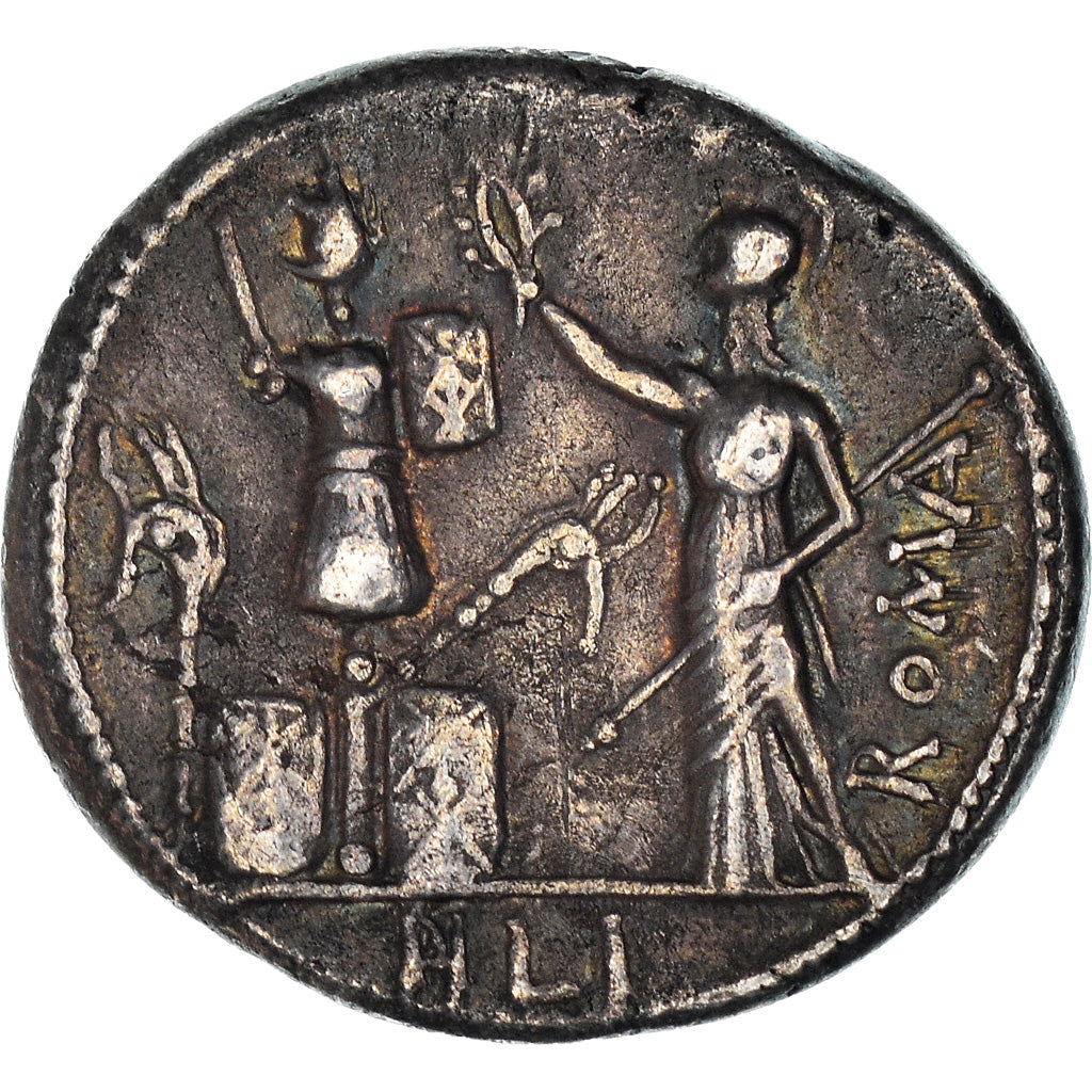 Coin, Furia, Denarius, 119 BC, Rome, AU(50-53), Silver, Crawford:281/1