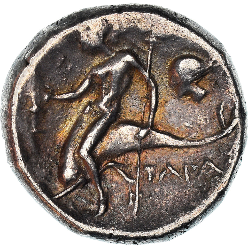 Coin, Stater, Tarentum, AU(50-53), Silver, SNG ANS:1197