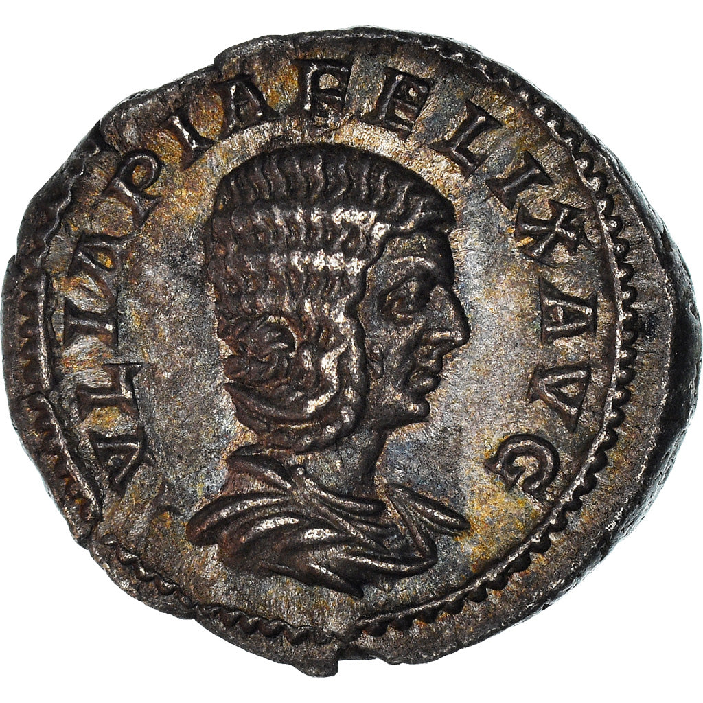Coin, Julia Domna, Denarius, Roma, AU(55-58), Silver