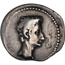 Coin, Augustus, Denarius, 16 BC, Spain, Traveling mint, EF(40-45), Silver