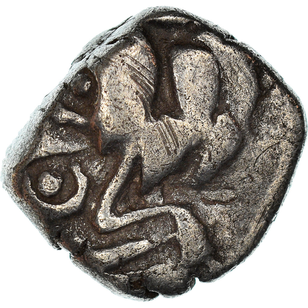 Coin, Volcae Tectosages, Drachm, EF(40-45), Silver, Latour:3254 var.