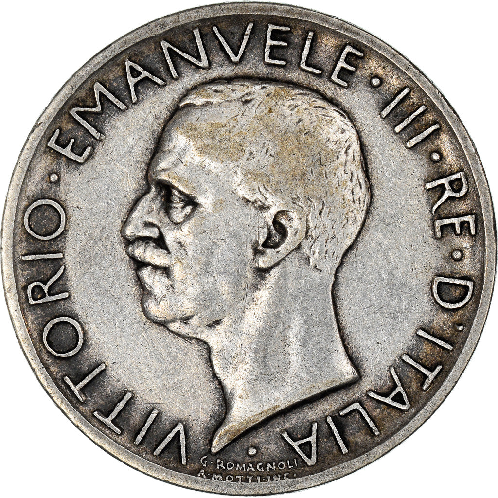Monnaie, Italie, Vittorio Emanuele III, 5 Lire, 1929, Rome, TB+, Argent, KM:67.2