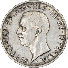Monnaie, Italie, Vittorio Emanuele III, 5 Lire, 1929, Rome, TB+, Argent, KM:67.2