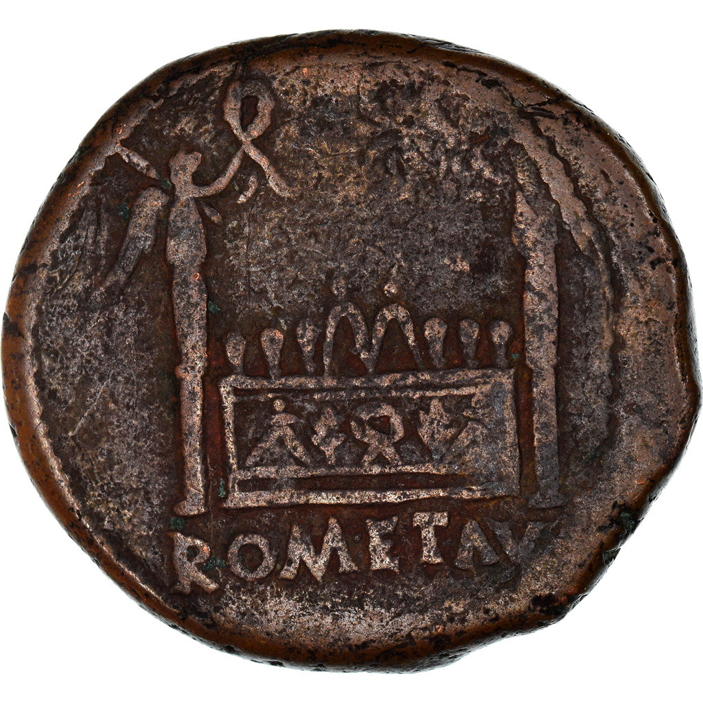 Coin, Tiberius, As, Lyon - Lugdunum, VF(30-35), Copper, Cohen:38, RIC:245