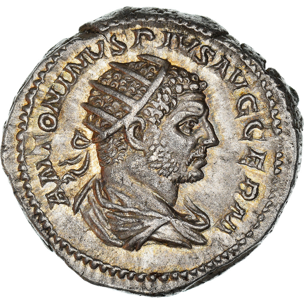 Coin, Caracalla, Antoninianus, 216, Roma, AU(55-58), Silver, RIC:275