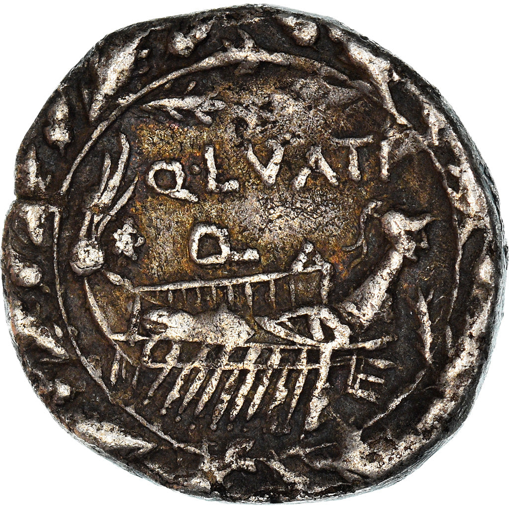 Coin, Lutatius Cerco, Denarius, Roma, Rare, VF(20-25), Silver, Crawford:305/1