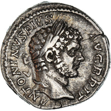 Coin, Caracalla, Denarius, Roma, AU(55-58), Silver, RIC:208