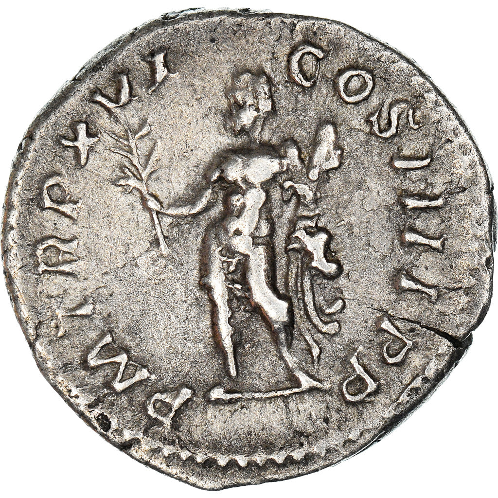 Coin, Caracalla, Denarius, Roma, AU(55-58), Silver, RIC:208