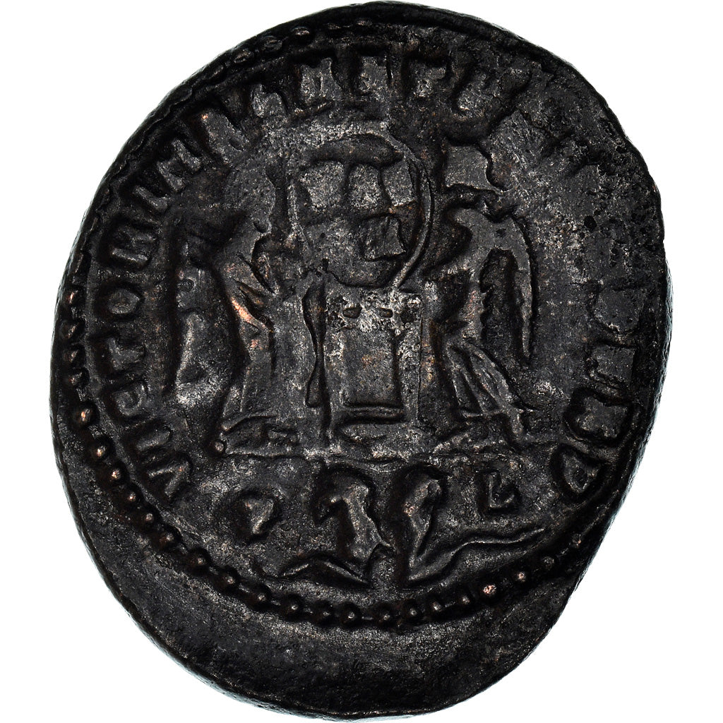 Moneta, Crispus, Nummus, Lyon - Lugdunum, Rzadkie, AU(50-53), Miedź, RIC:83