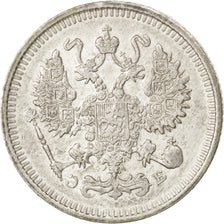 RUSSIA, 10 Kopeks, 1911, KM #20a.2, AU(50-53), Silver, 1.80