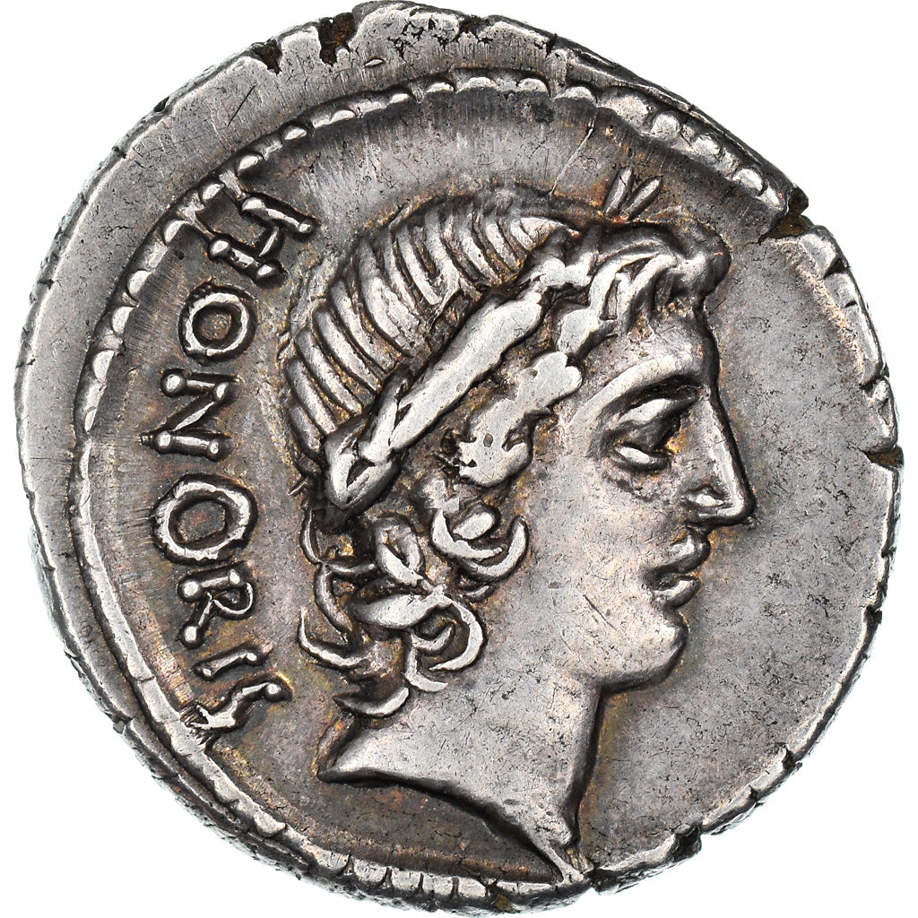Coin, Lollia, Denarius, Roma, AU(55-58), Silver, Crawford:473/2