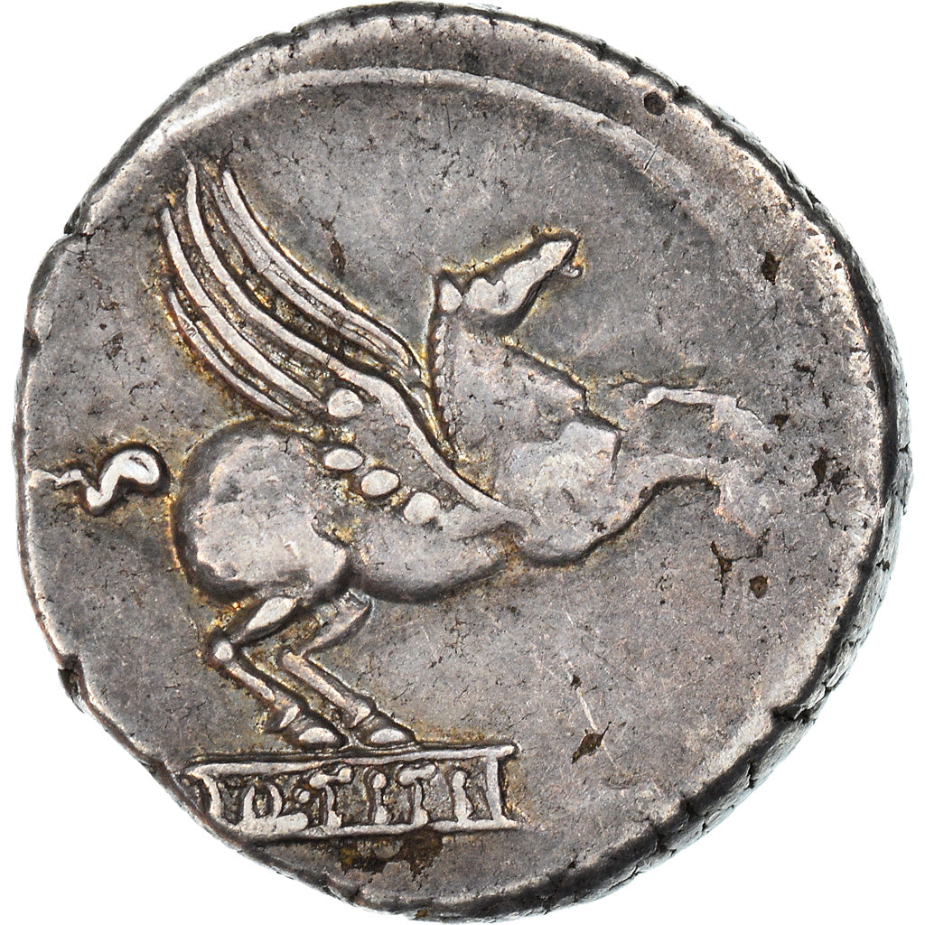 Coin, Titia, Denarius, Rome, AU(55-58), Silver, Babelon:1