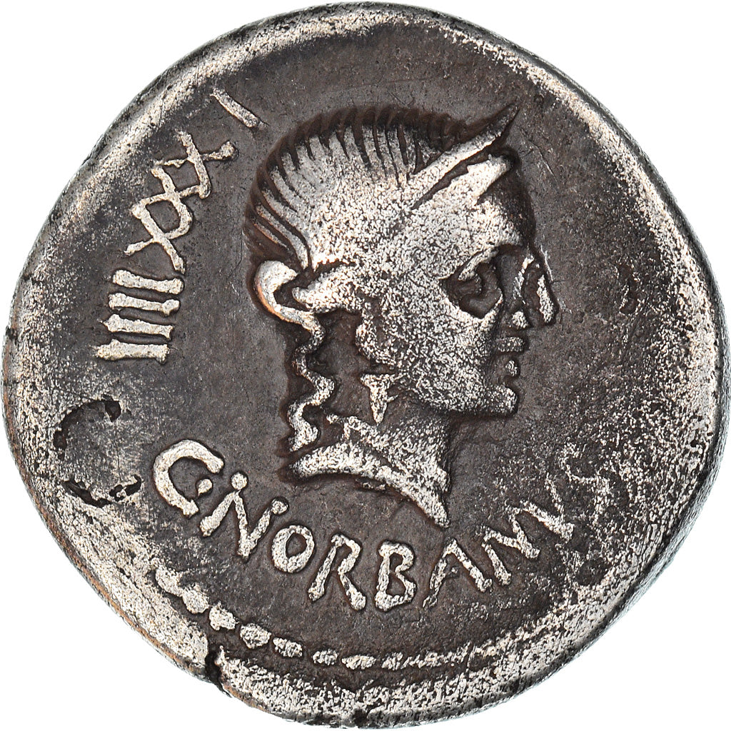 Coin, Norbana, Denarius, 83 BC, Rome, AU(50-53), Silver, Crawford:357/1b