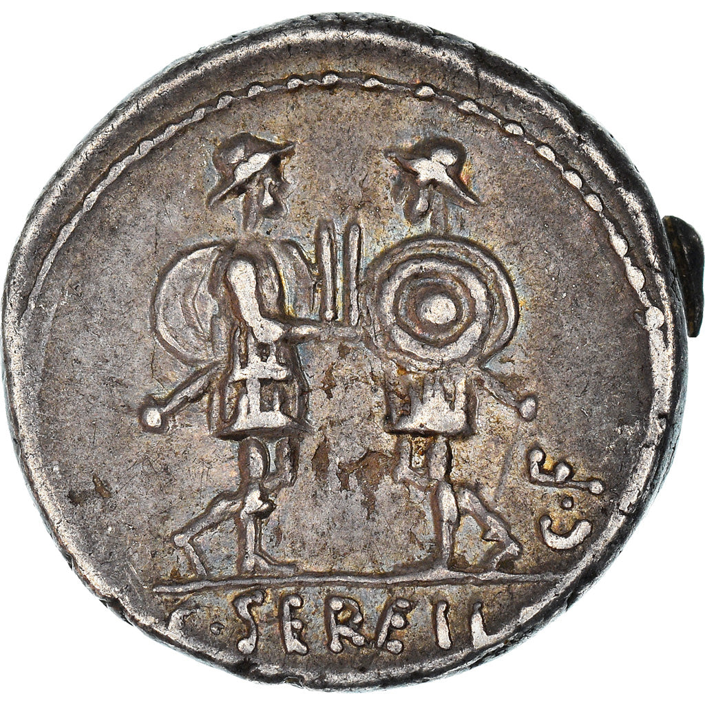 Coin, Servilia, Denarius, Rome, AU(55-58), Silver, Crawford:423/1
